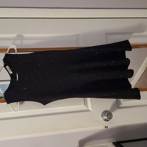 Ginger G Black Sparkle Dress sz M